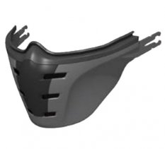 Ochranná maska Shark X-Drak 2, S-Drak 2 - černá