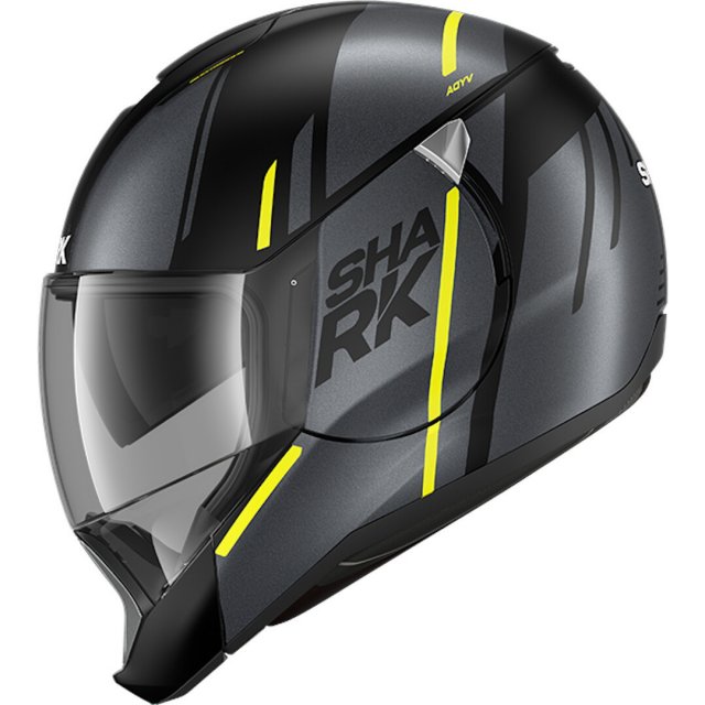 Výklopná přilba Shark EvoJet Vyda mat KAY