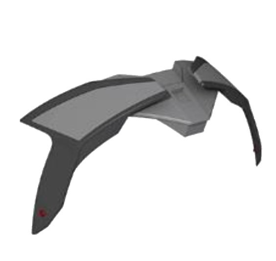 Zadní deflektor Shark Spartan GT, Spartan GT Pro - křidélko XS/S/M