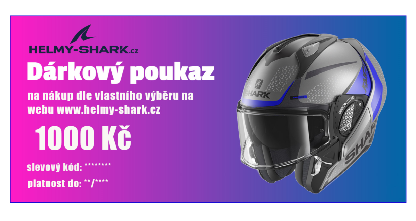 Dárkový poukaz na nákup v hodnotě 1000Kč