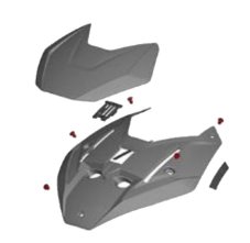 Vrchní ventilace Shark Spartan GT, Spartan GT Pro