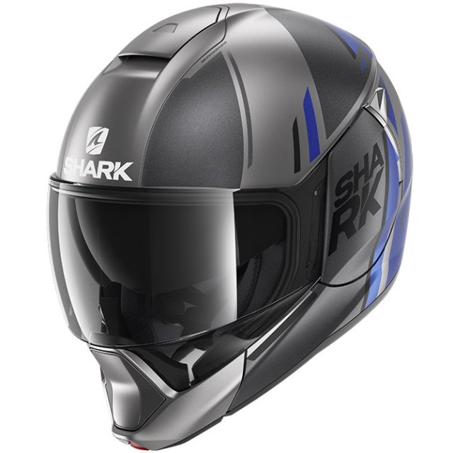 Výklopná přilba Shark EvoJet Vyda mat ABK