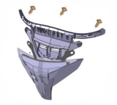 Kryt přední ventilace Shark Explore-R