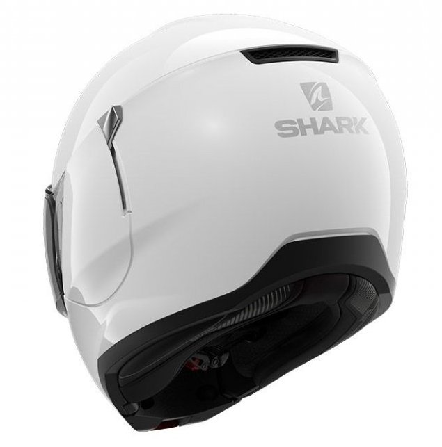 Výklopná přilba Shark EvoJet Blank WHU - Velikost: XS (53-54)