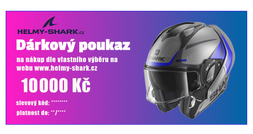 Dárkový poukaz na nákup v hodnotě 10000Kč
