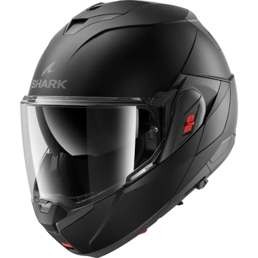 Vyklápěcí přilba na motorku Shark OXO Blank mat KMA - Velikost: S (55-56)