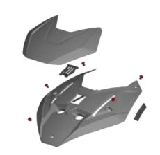 Vrchní ventilace Shark Spartan GT, Spartan GT Pro