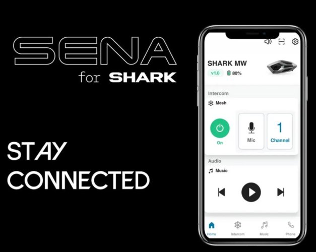 Sena pro Shark MWS - interkom Mesh SINGLE