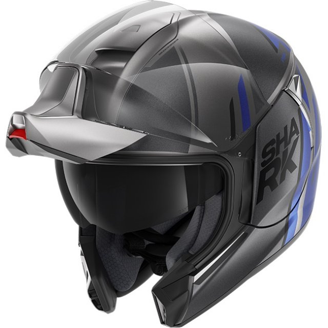 Výklopná přilba Shark EvoJet Vyda mat ABK