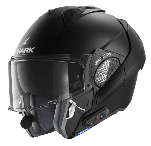 Přilba Shark Evo-GT Blank mat KMA + N-Com komunikátor