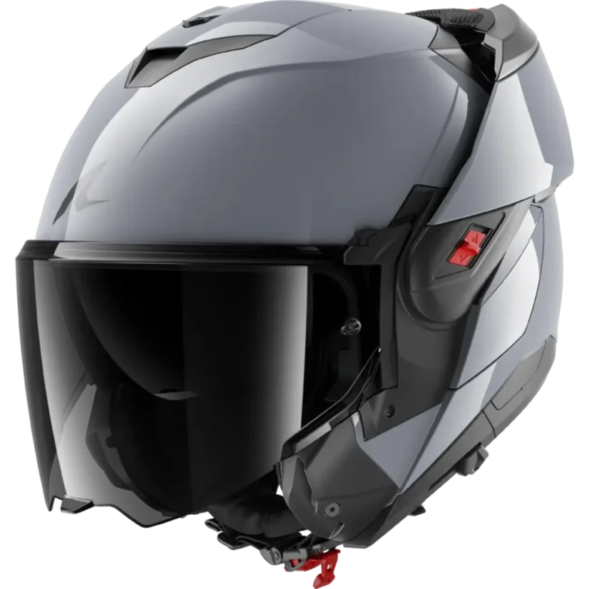 Překlopná helma Shark OXO Dark Shadow S05 - Velikost: M (57-58)