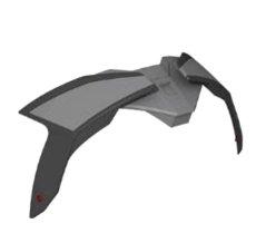 Tylny deflektor Shark Spartan GT i Spartan GT Pro - skrzydełko L/XL/XXL