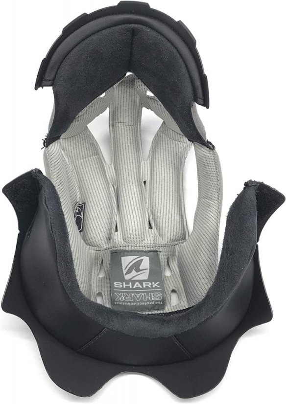 Vnitřní polstrování Shark Nano, Vancore, Drak, Raw - šedé - Velikost: XL