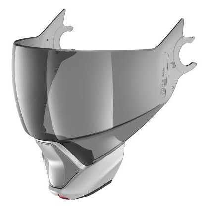 Plexi Shark EvoJet - náhradní hledí kouřové - Barva dílu: Stříbrná matná