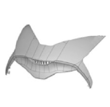 Zadní ventilace Shark D-Skwal 1 - deflektor, spoiler