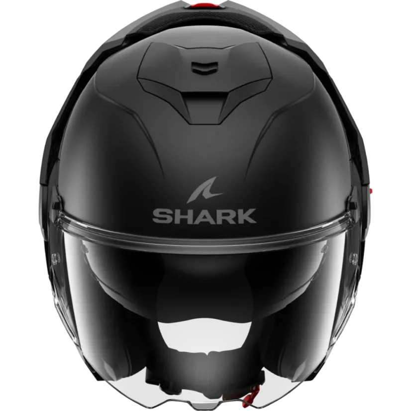 Vyklápěcí přilba na motorku Shark OXO Blank mat KMA - Velikost: S (55-56)